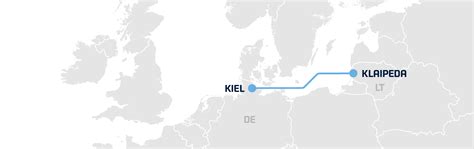 kiel klaipeda timetable